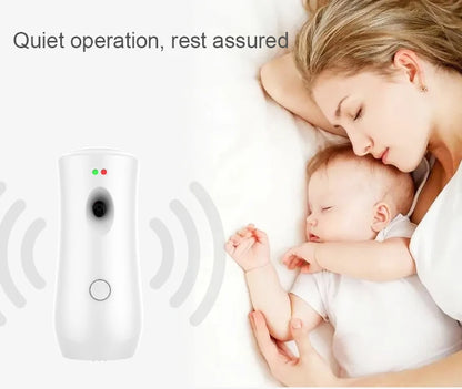 Air Freshener Aerosol Dispenser Fragrance Aerosol Spray Dispenser Car Household Wall-mounted Automatic Adjustable Aroma Diffuser