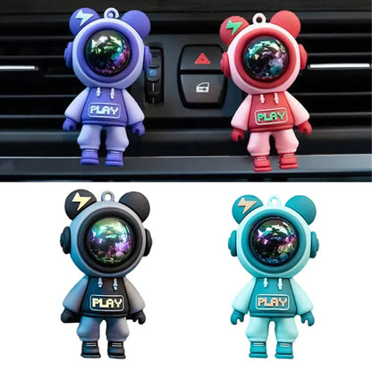 Car Air Conditioning Aromatherapy Clip Cartoon Astronaut Air Outlet Perfume Fragrance Car Air Freshener Car Air Vent Accessories