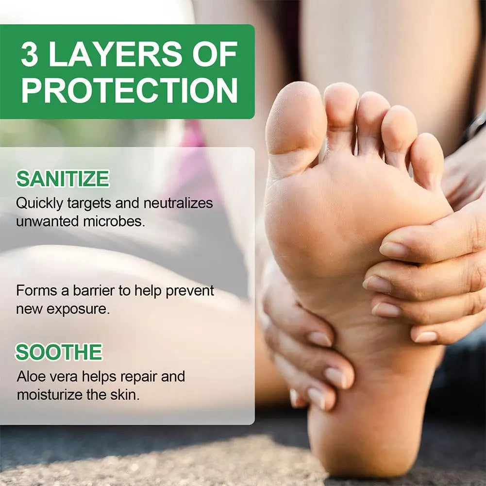 100ml Foot Deodorization Spray Removal Odor with Tea Tree Oil Foot Sanitizer Spray Moisturize Foot Drying Foot Odor Deodorant