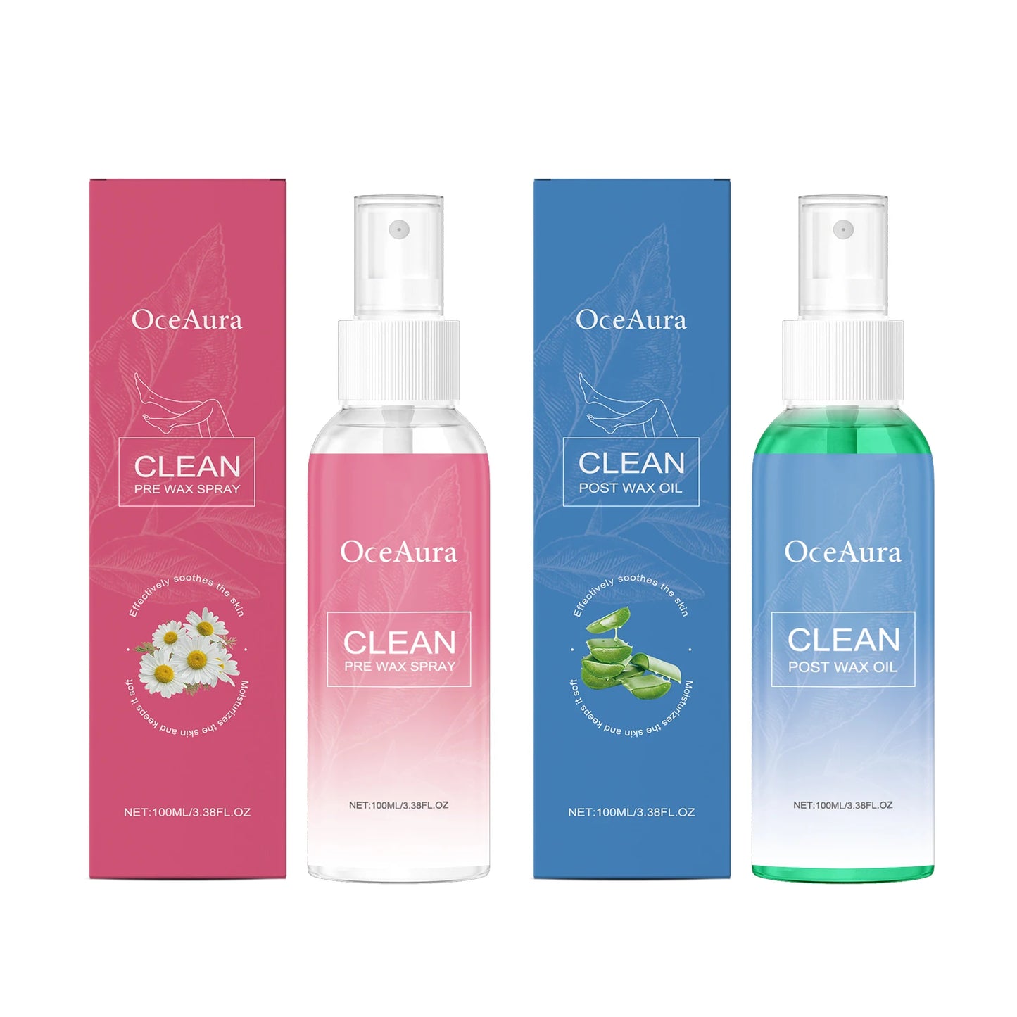 Hair Removal Care Spray Reduce Redness Relieve Skin Reduce Tightening Dryness Anti Swelling Non-greasy Moisturizing Post Wax Oil