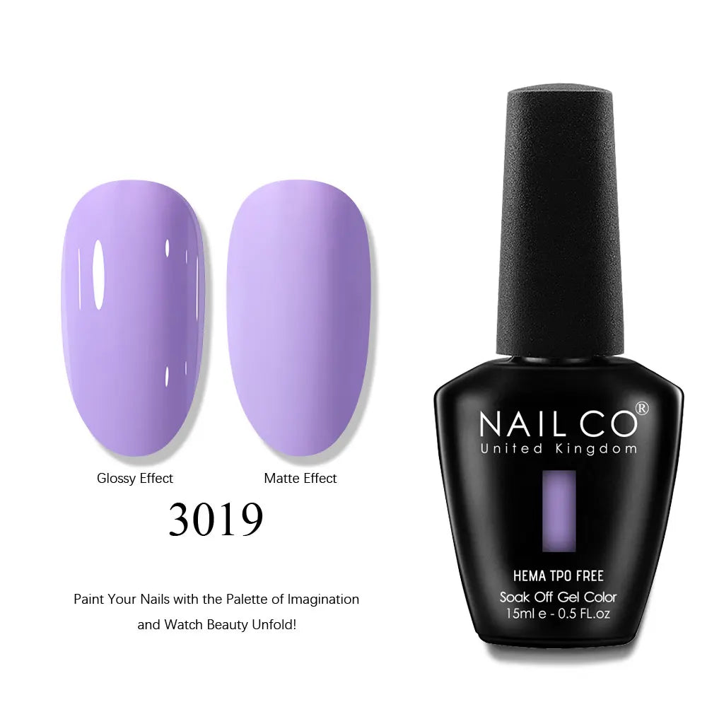 NAILCO 2025 Winter 15ML Gel Nail Polish Nails Semi-permanent UV Varnish High Quality Glass Bottle Nail Art Polish For Manicure