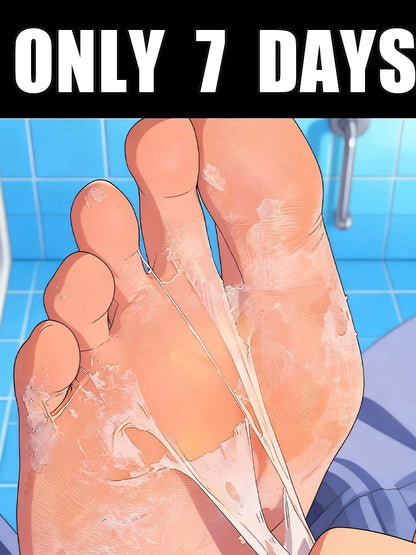 This 7-day foot spray is suitable for athlete's foot, dry, rough, cracked feet, heels, and calluses.