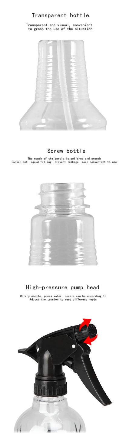 250ML Hairdressing Spray Bottle Salon Barber Hair Tools Water Sprayer Transparent Make-up Style Portable Plastic Spray Bottles