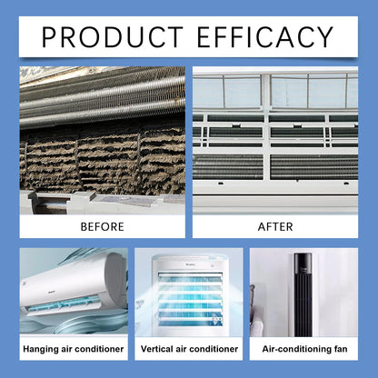 Air Conditioner Cleaner Spray Deeply Cleans Internal Dust Bacteria Removes Odors Washing Foaming Cleaner No Disassembly Washing