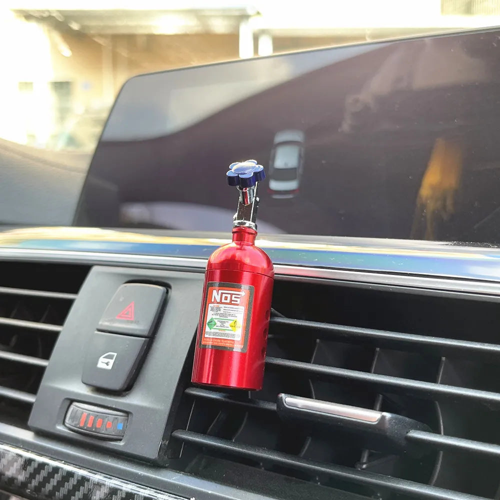 new Car Air Freshener NOS Nitrogen Bottle Air Vent Aromatherapy Auto Aroma Outle Perfume Flavoring Fragrances Accessories