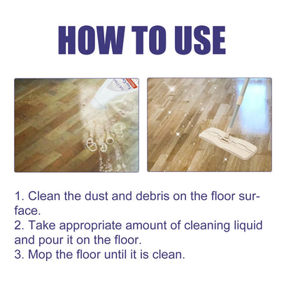Floor Cleaning Agent Tile Dirt Brighten Cleaning Floor Strong Stain Removal Wooden Floor Scratch Polishing Tile Cleaner Liquid