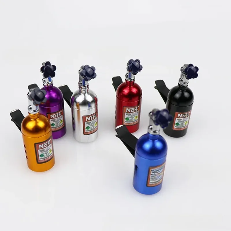 Hot Sale Car Air Freshener NOS Nitrogen Bottle Air Vent Aromatherapy Auto Aroma Outle Perfume Flavoring Fragrances Accessories