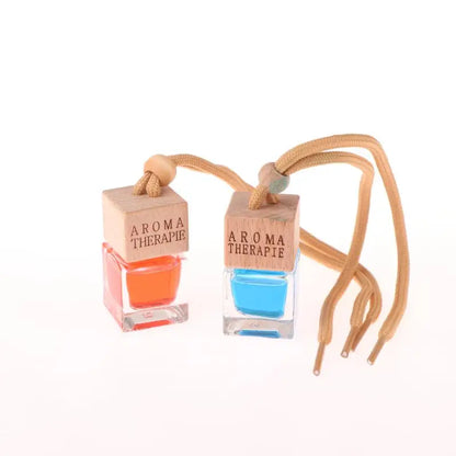 Wood Hanging Car Air Freshener Diffuser Perfume Aromatherapy Essential Oil Bottle Hanging Car Air Freshener Car Auto Accessories