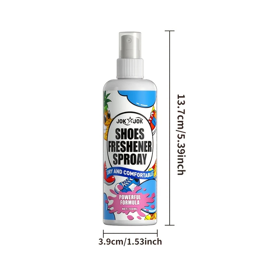 JOKJOK Shoe & Sneaker Deodorizer Spray - Fast-Acting, Long-Lasting Freshness, All-in-One Formula for Sneakers, Shoes, Car & Home