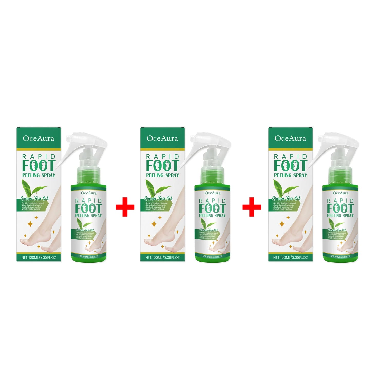 Foot Peeling Spray Improve Heel Cracking Repair Cough Dryness Rermove Dead Skin Exfoliation Antiperspirant Foot Moisture Spray