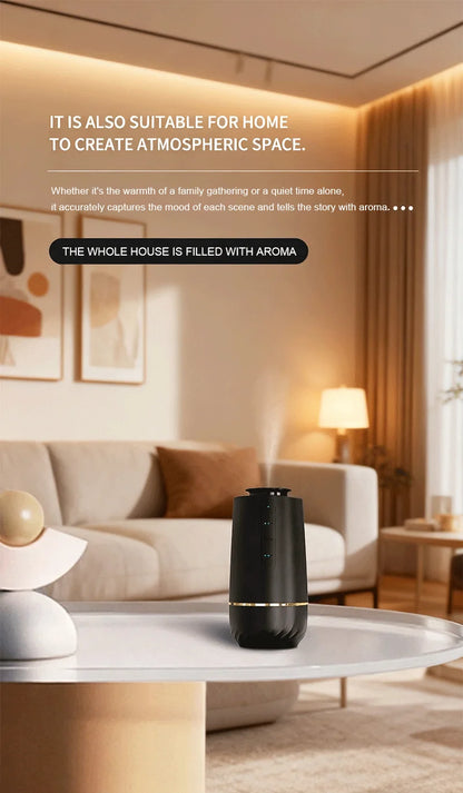 Smart Aromatherapy Diffuser with AI Sensing Spray Timer Quick Odor Eliminator Long-Lasting Air Freshener for Home Hotel Car