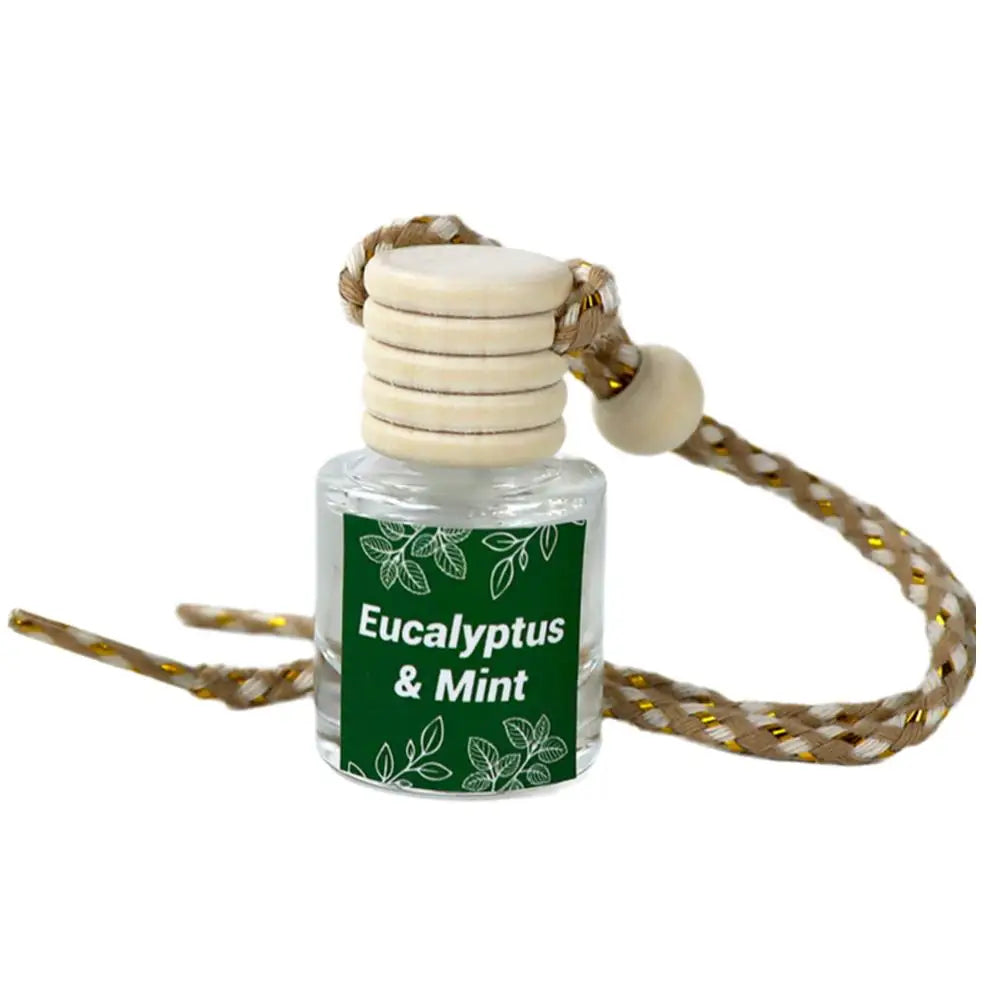 Car Perfume Pendant Air Freshener Hanging Perfume Empty Bottle Auto Interior Rearview Mirror Lace Pendant Car Decoration