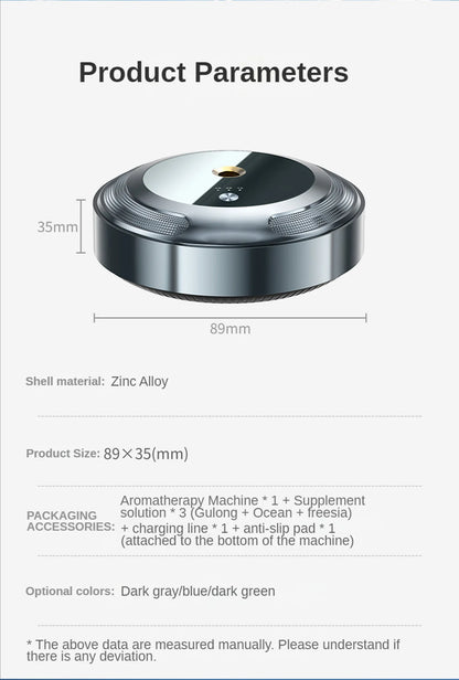 Car Air Freshener Smart Car Aroma Diffuser Car Air Purifier Fragrance For Cars Intelligent Aromatherapy Instrument