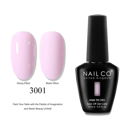 NAILCO 2025 Winter 15ML Gel Nail Polish Nails Semi-permanent UV Varnish High Quality Glass Bottle Nail Art Polish For Manicure