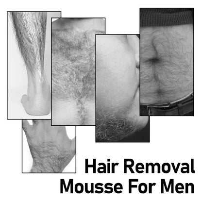 Powerful Hair Removal Mousse Permanent Painless Hair Remover for Men Armpit Legs Hair Growth Inhibitor Depilatory Cream Care