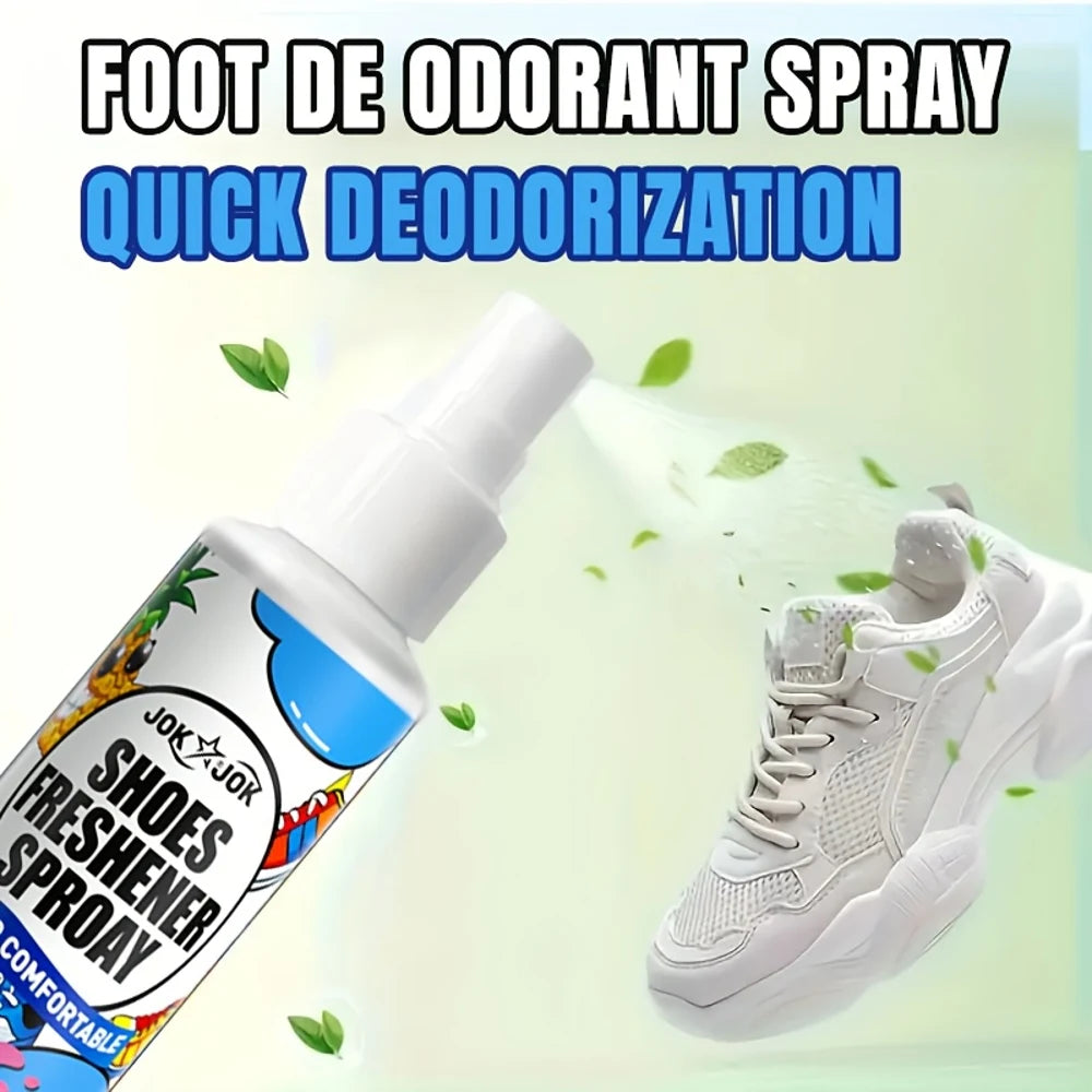 JOKJOK Shoe & Sneaker Deodorizer Spray - Fast-Acting, Long-Lasting Freshness, All-in-One Formula for Sneakers, Shoes, Car & Home