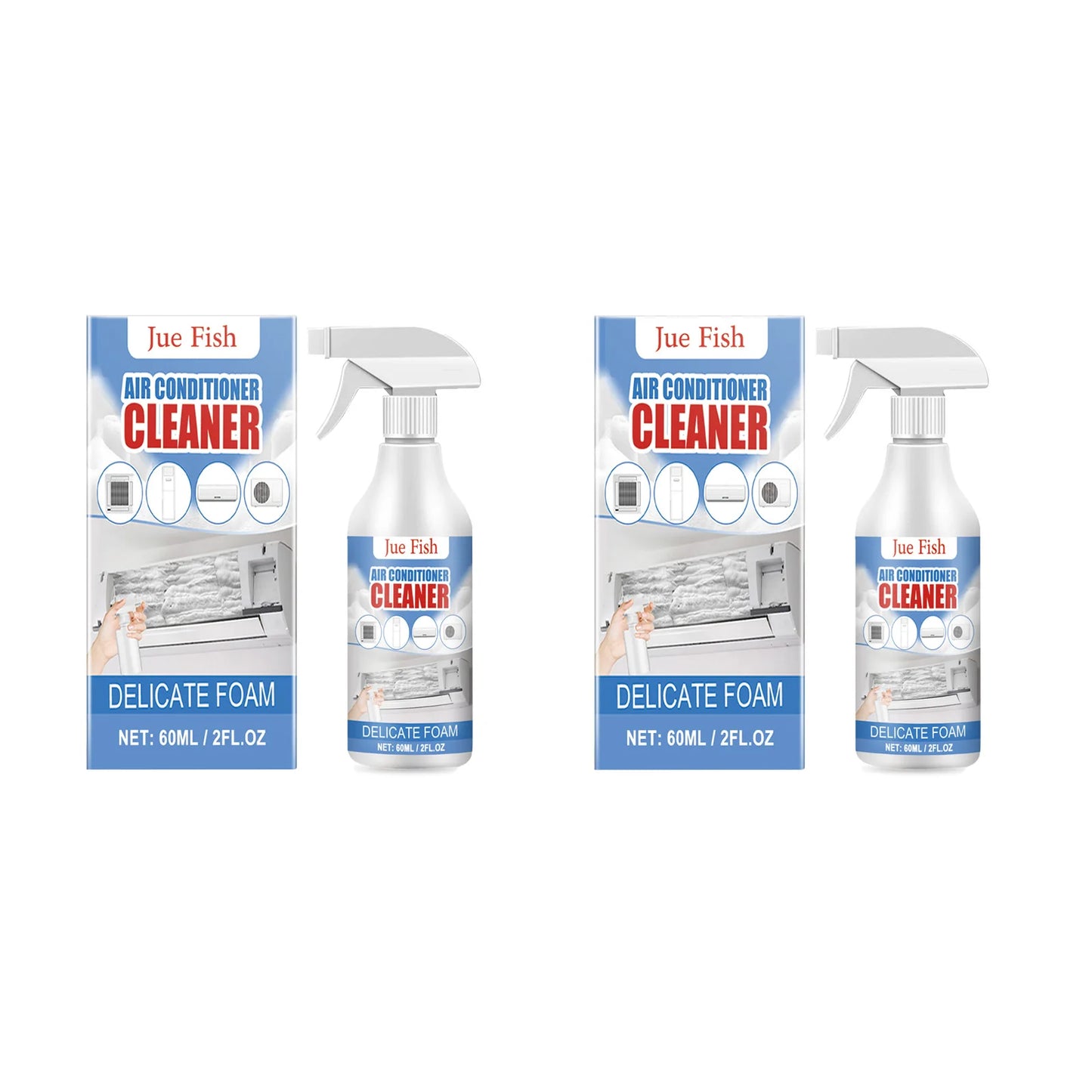 Air Conditioner Cleaner Spray Deeply Cleans Internal Dust Bacteria Removes Odors Washing Foaming Cleaner No Disassembly Washing