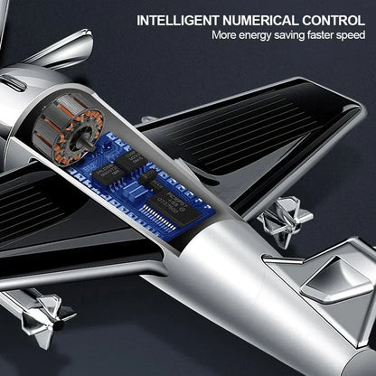 Car Solar Aircraft Air Freshener Airplane Aromatherapy Diffuser Ornaments Mini Car Perfume Air Freshener Fragrance Car Interior