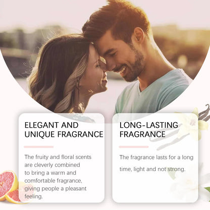Fragrant Perfume for Women Aroma Floral Scent Odor Remover Attraction Perfume Lighted Fragrance Portable Body Perfume for Dating