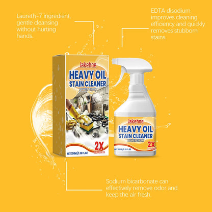 100ml Heavy Oil Cleaner Kitchen Oil Stain Powerful Degreaser Oil Stains Remover Cleaning Grills Oven Home Cooktop Cleaning Spray