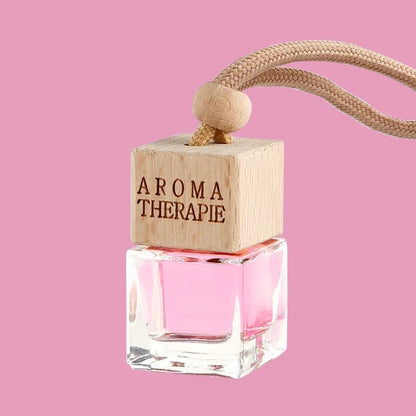 Wood Hanging Car Air Freshener Diffuser Perfume Aromatherapy Essential Oil Bottle Hanging Car Air Freshener Car Auto Accessories