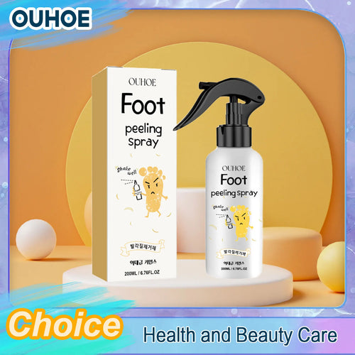 Foot Exfoliating Spray Repair Brightening Anti-Drying Crack Peeling Dead Skin Calluses Odor Removal Whitening Feet Care Liquid