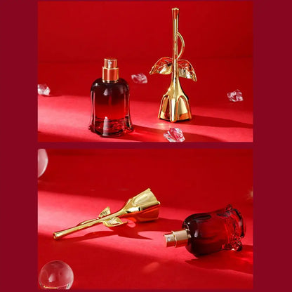 Rose Pheromone Perfume for Women Long-Lasting Floral Body Spray Romantic Dating Scent, Enhances Feminine Charm Daily Wear