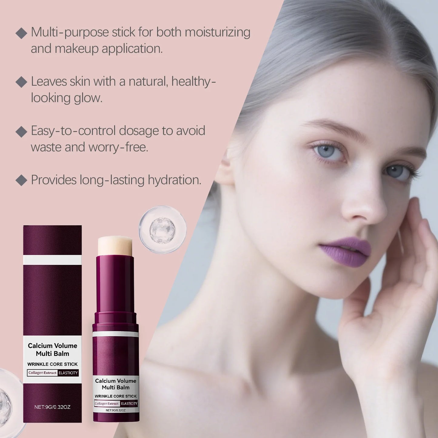 Skincare Stick Dry Skin Care Hydration Fine Line Improvement Facial Elasticity Boost Brightening Moisturizing Cream Stick