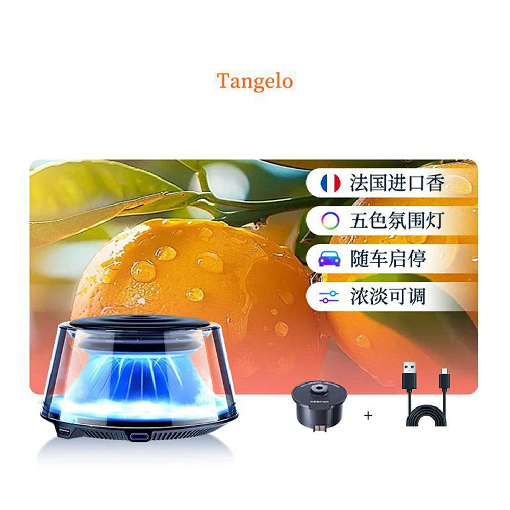 Advanced car air freshener for men and women, elegant car fragrance diffuser with decorative bracket