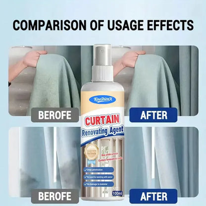 Curtain Cleaning Spray Fabric Sofa Curtain Cleaning And Care Kit Multi-functional Cleaner