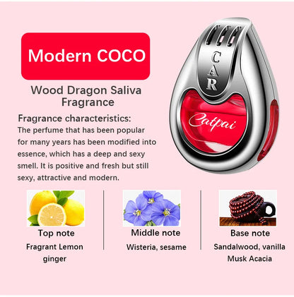 Car Air Freshener Fragrance Car Interior Air Vent Creative Diffuser Lasting Pendant Aromatherapy For Auto Smell Perfume Scent