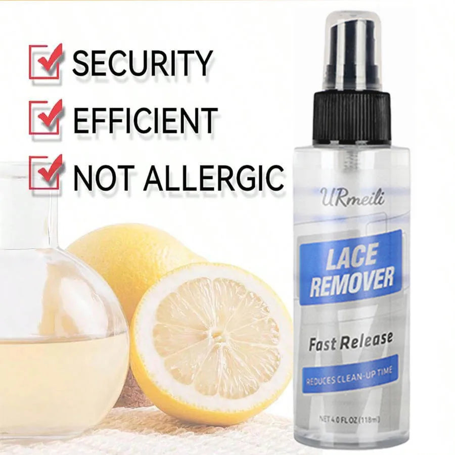 Hair Extensions & Adhesive Tape Remover Spray - Fast-Acting, Gentle, Non-Greasy Formula for Easy Cleaning