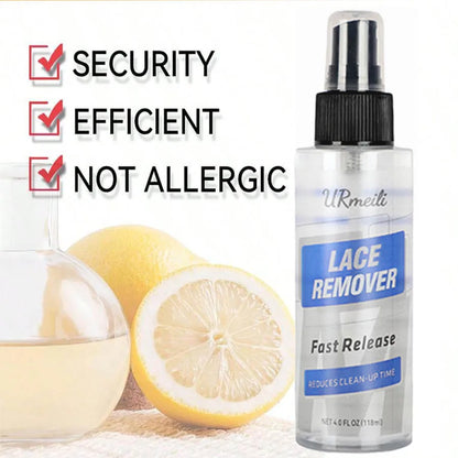 Hair Extensions & Adhesive Tape Remover Spray - Fast-Acting, Gentle, Non-Greasy Formula for Easy Cleaning