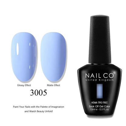 NAILCO 2025 Winter 15ML Gel Nail Polish Nails Semi-permanent UV Varnish High Quality Glass Bottle Nail Art Polish For Manicure