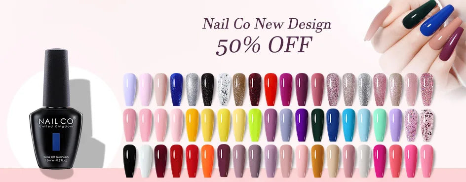 NAILCO 2025 Winter 15ML Gel Nail Polish Nails Semi-permanent UV Varnish High Quality Glass Bottle Nail Art Polish For Manicure