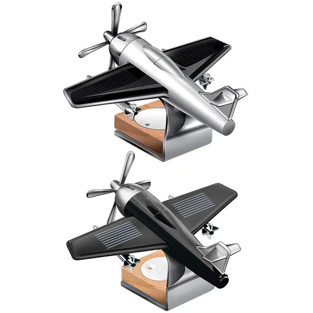 Car Solar Aircraft Air Freshener Airplane Aromatherapy Diffuser Ornaments Mini Car Perfume Air Freshener Fragrance Car Interior