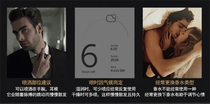 50ml Men Perfume Pheromones Gentleman Perfume Natural Fresh Long-lasting Fragrance Charming Cologne Perfume Couple Date Gift