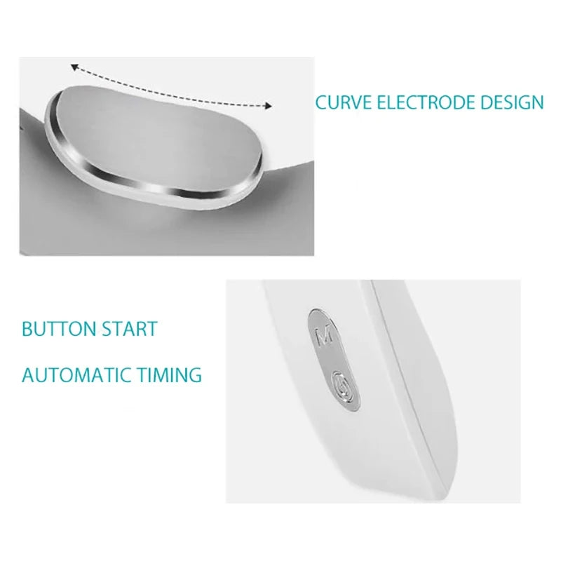 Portable Neck and Shoulder Relaxer Multi-level Adjustable Neck Massager Special Tool for Deep Neck and Shoulder Massage.