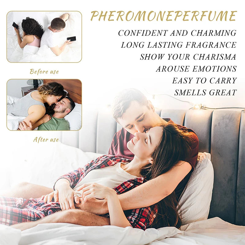 Pheromone Midnight Temptation Perfume Unisex Irresistible Tempting Couple Perfume Attract Opposite High-end Pheromone Perfume