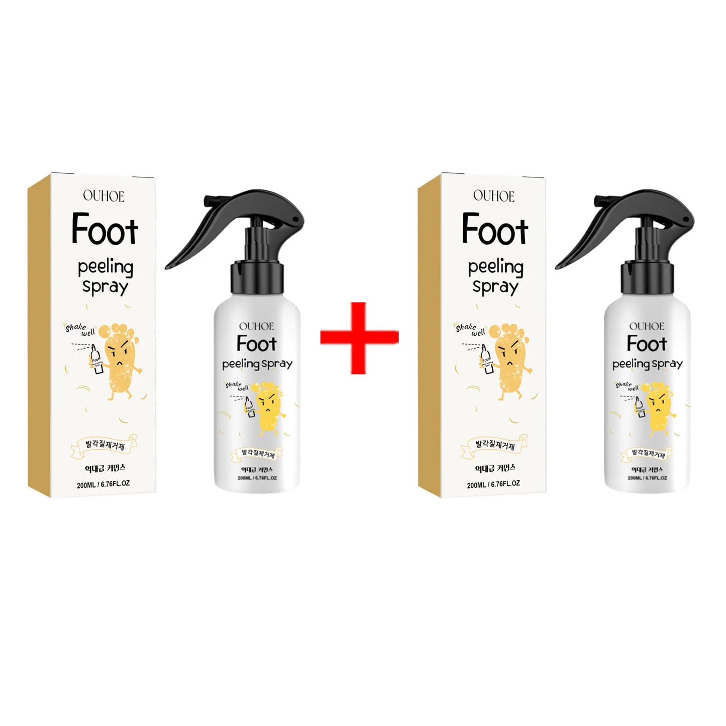 Foot Exfoliating Spray Repair Brightening Anti-Drying Crack Peeling Dead Skin Calluses Odor Removal Whitening Feet Care Liquid