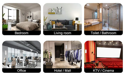 Air Freshener Spray Automatic Aerosol Dispenser Wall Mount/Free Standing Refillable Filling Fragrance for Home Room Office Hotel