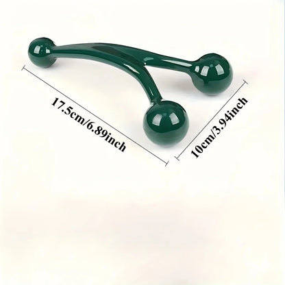 Manual massager Ergonomic design Durable plastic material Portable massage tool, suitable for use in offices and gyms