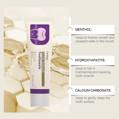 ORALHOE Tooth Stain Removal Toothpaste Refresh Breath Whiten Teeth Protect Gums Repair Enamel Maintain Healthy Boost Confidence