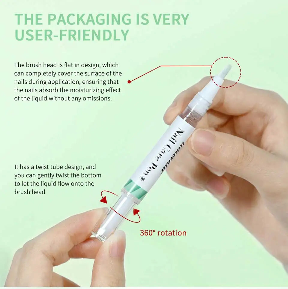 1/2pc Nail Care Mild Ingredients Prevent Damaged Nail Bed Treat Onychomycosis Nail Repair Pen For Nail Beauty Health Care Tools