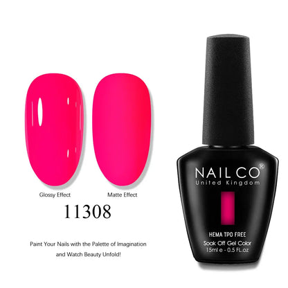 NAILCO 2025 Winter 15ML Gel Nail Polish Nails Semi-permanent UV Varnish High Quality Glass Bottle Nail Art Polish For Manicure