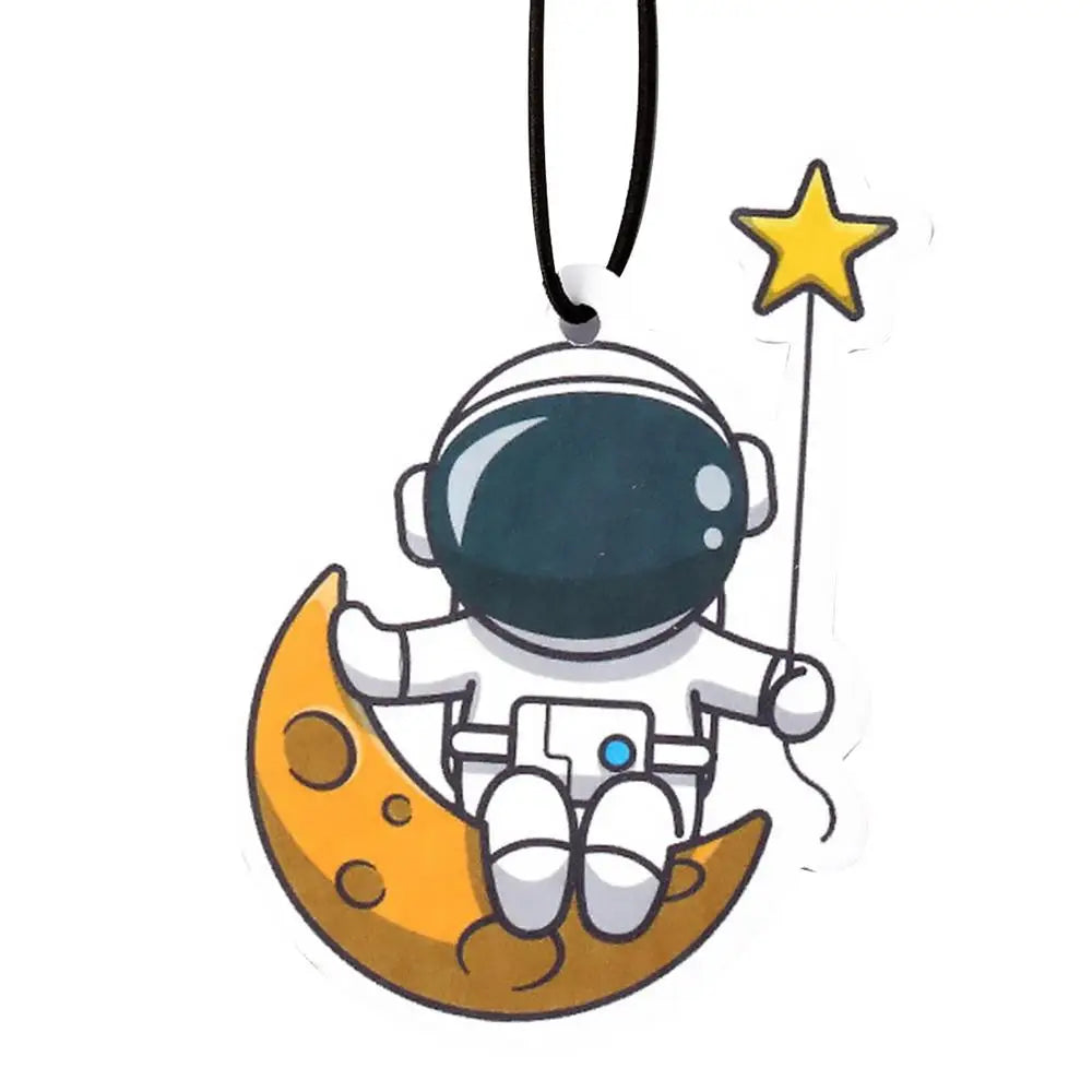 Car Fragrance Hanging Cute Car Air Freshener Funny Astronaut Aromatherapy Charm  Car Interior Deodorant Pendant Accessories