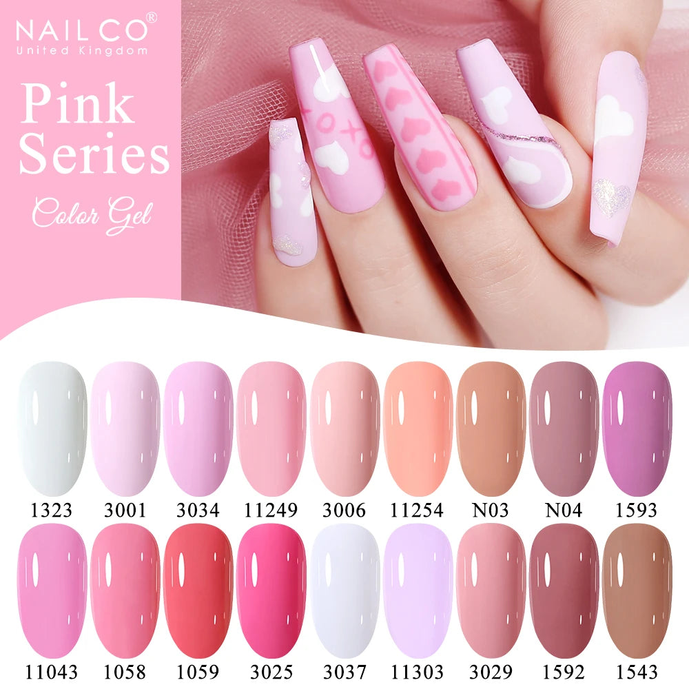 NAILCO 2025 Winter 15ML Gel Nail Polish Nails Semi-permanent UV Varnish High Quality Glass Bottle Nail Art Polish For Manicure