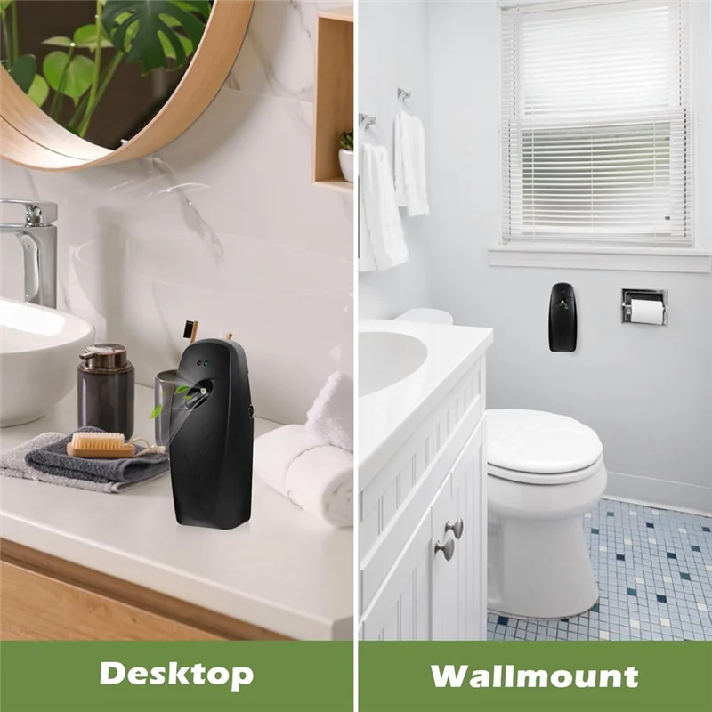 A69efor Room/Restroom Compatible Automatic Air Freshener Spray-Dispenser,Multiple Time Scent/Mist Release Setting Options
