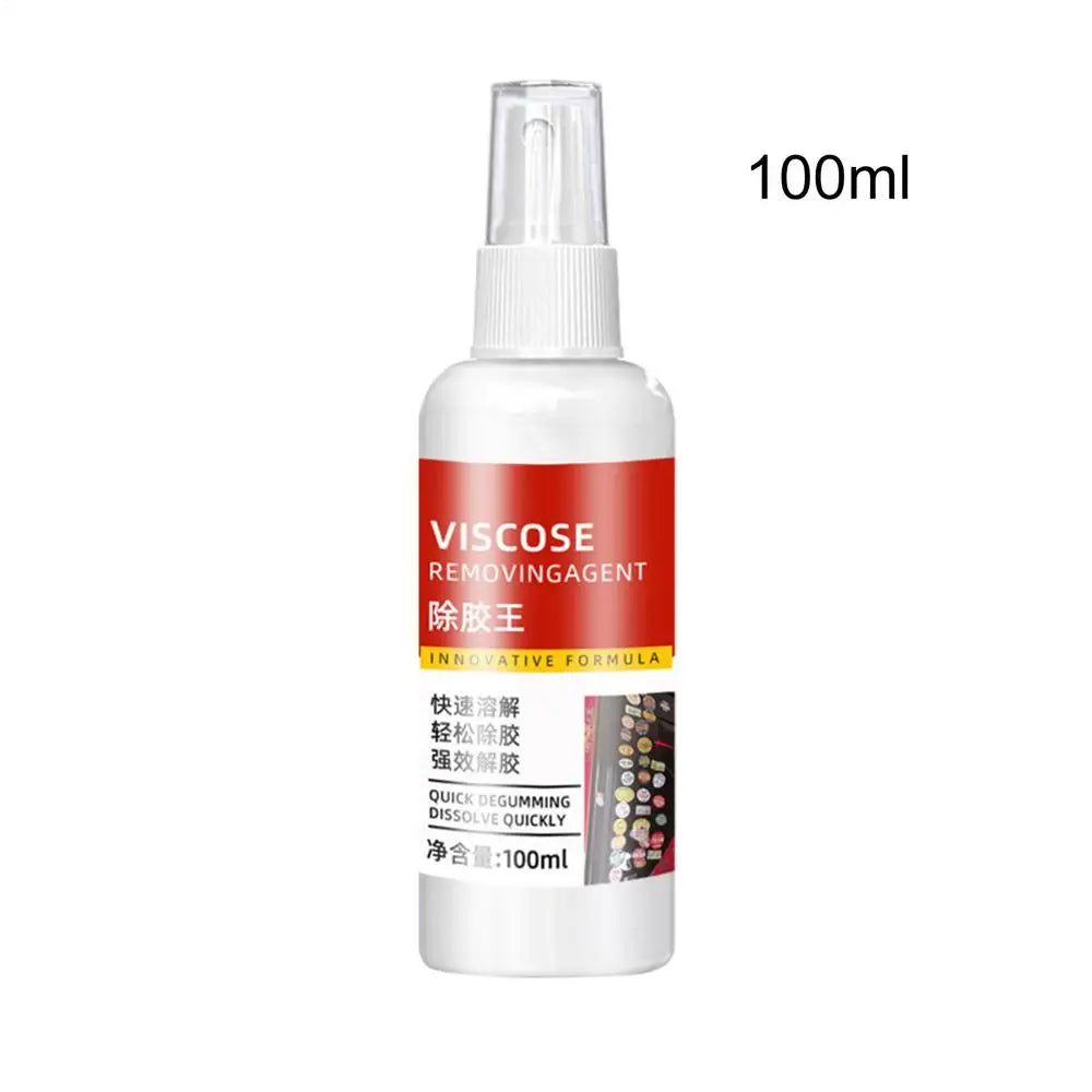 100ml Super Glue Remover Gentle Glue Cleaner for Poster Adhesive Self Adhesive Cleaner Double Sided Glue Removal Liquid Spray