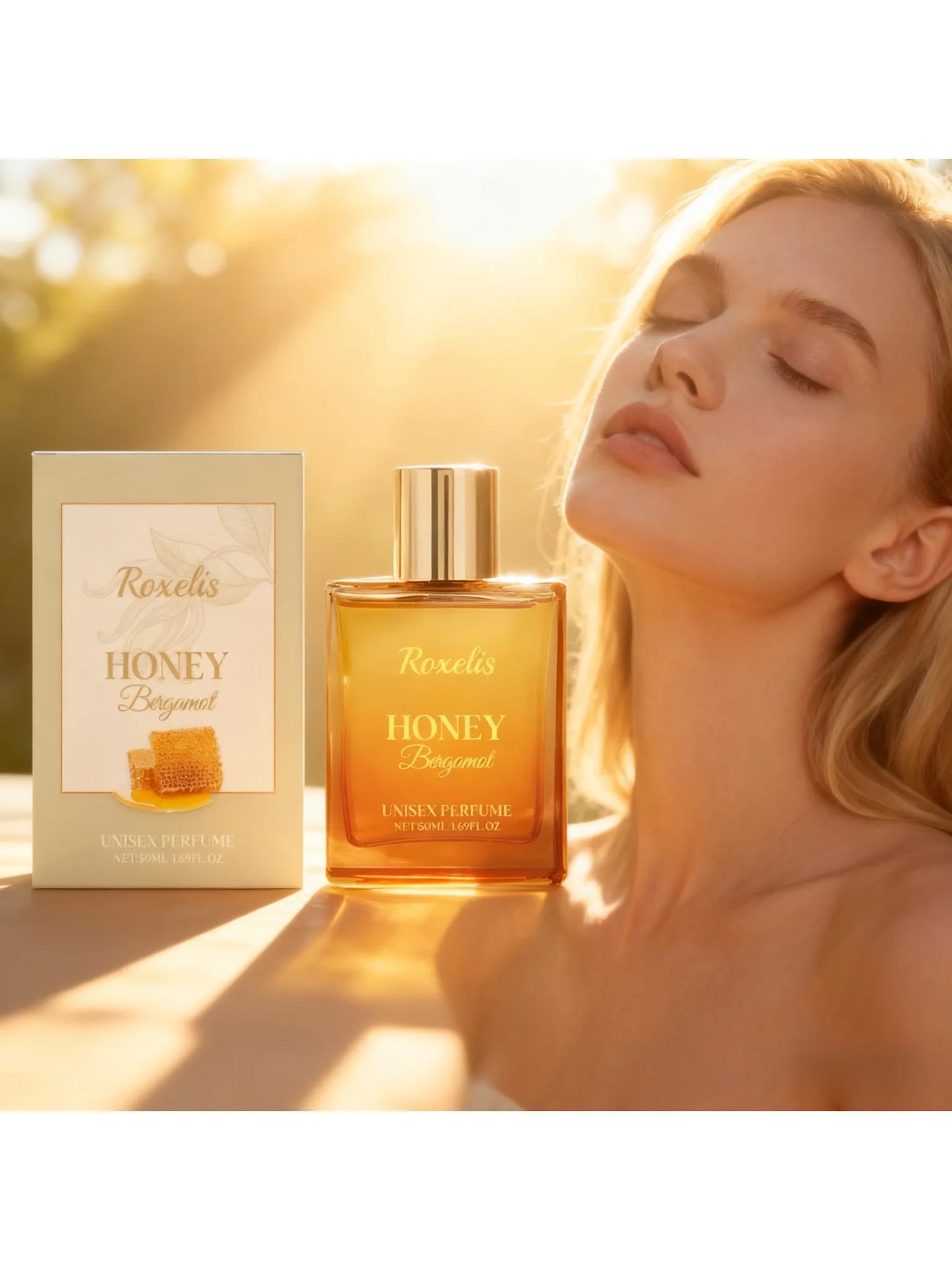 Honey Bergamot Unisex Perfume Mild Naturally Fresh Scent, Women's Charming Everyday Portable Fragrance Perfumes Mujer Originales